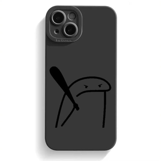 Cartoon Matchman Silicone Phone Case For IPhone 7-16