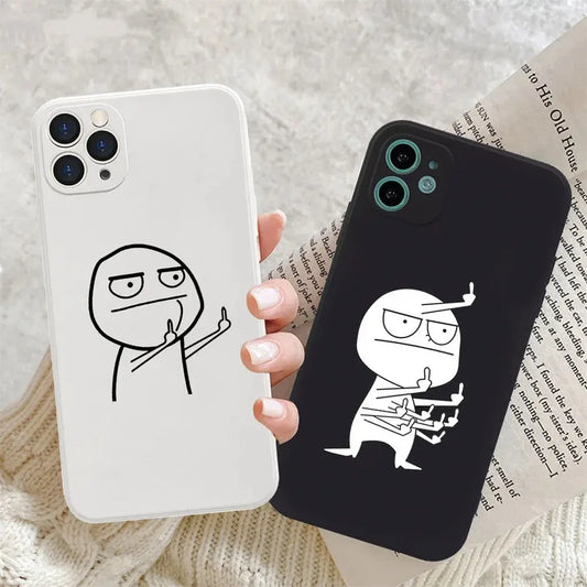 Funny Man Phone Case For iPhone 7-15